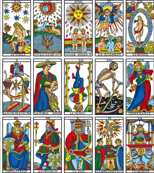 22 arcanes majeurs