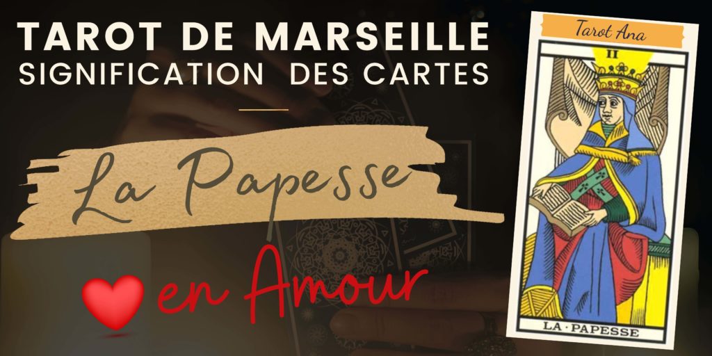 tarot gratuit carte la papesse tarot de marseille rectangle