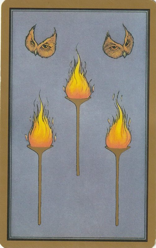 Les flambeaux tarot persan