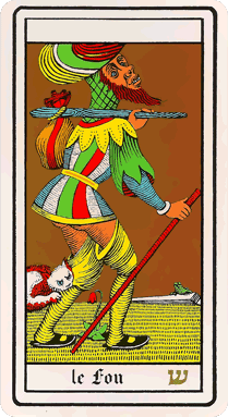 le fou tarot de marseille
