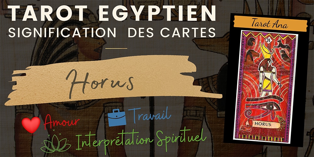 lame 24 du tarot egyptien horus