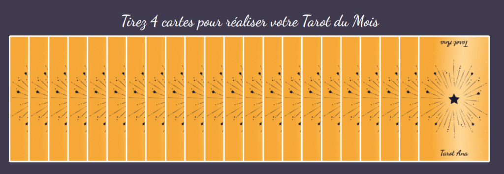 tarot du mois
