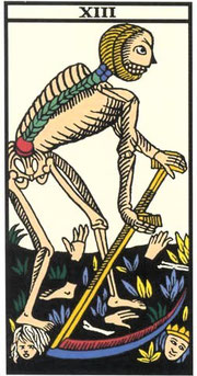 free tarot reading: The Nameless Arcana card from the Tarot de Marseille