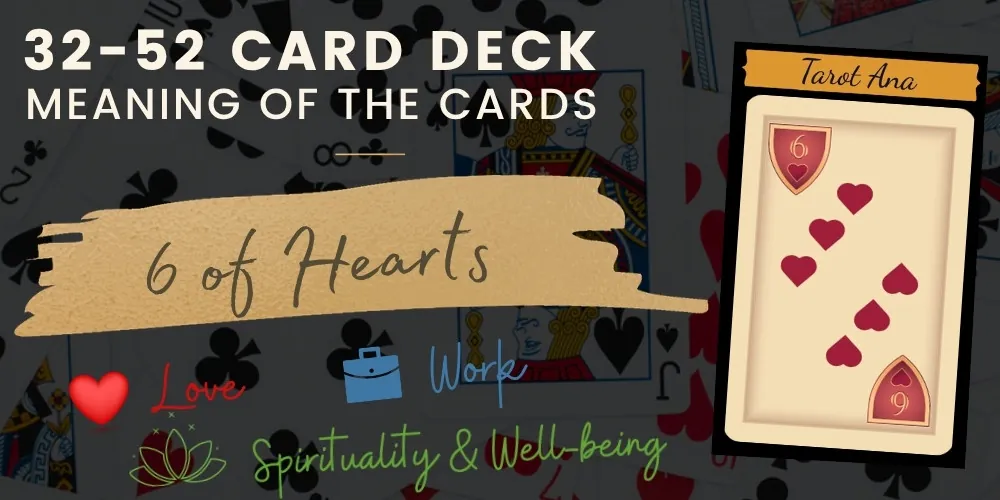 6 of Hearts 32 52 cards