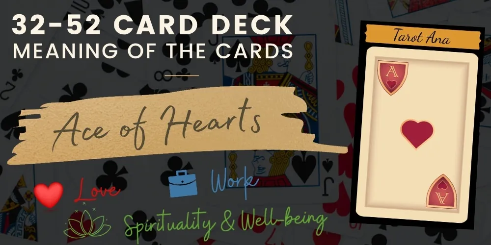 32 52 card deck ace of hearts