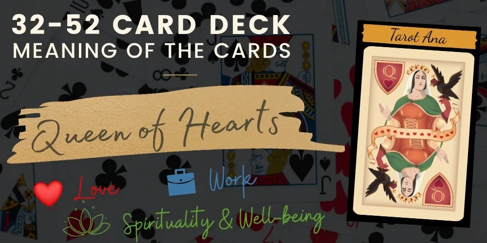 Queen of Hearts 32 52 cards