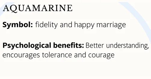 aquamarine and its virtues