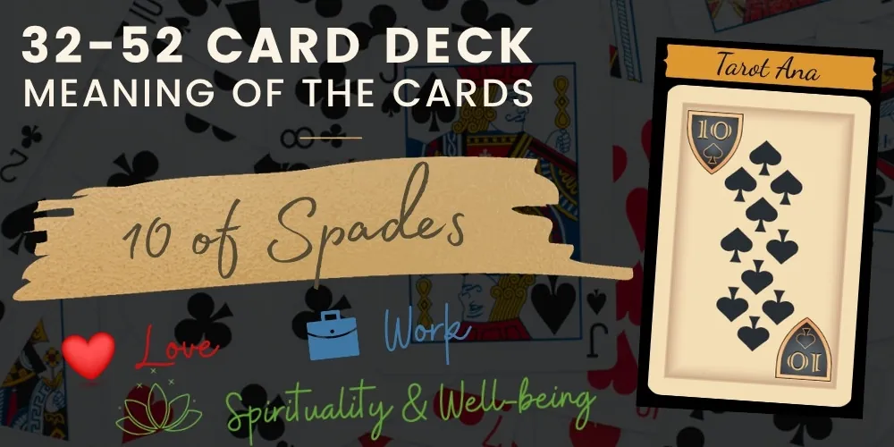 10 of Spades 32 52 cards