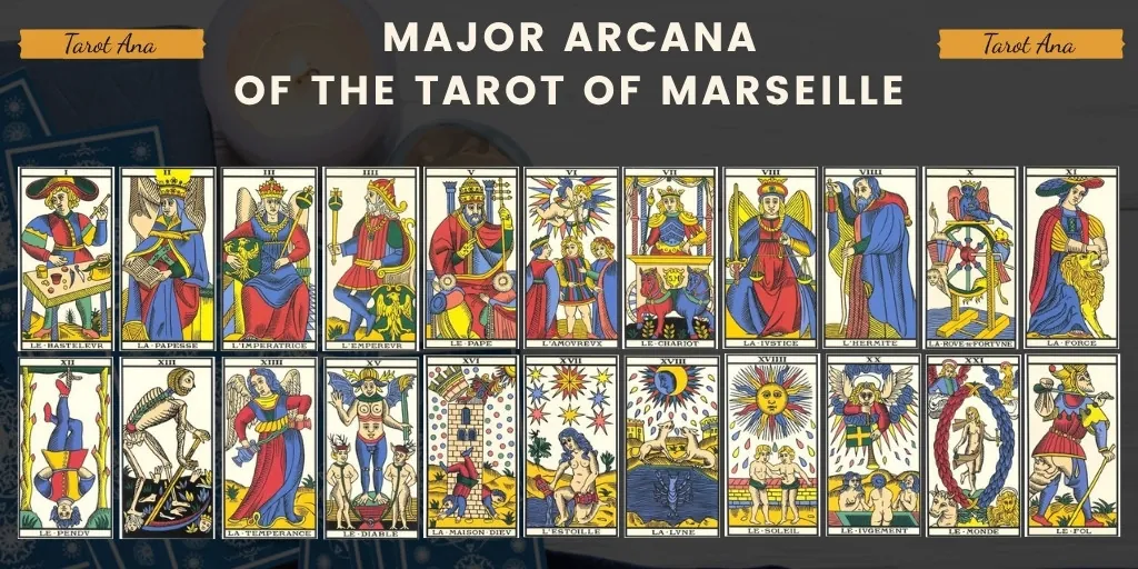 22 arcana marseille tarot 1