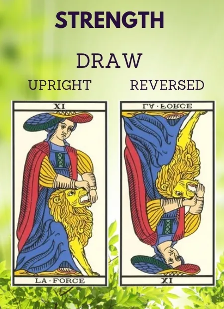 free tarot the strength card from the tarot de marseille Health