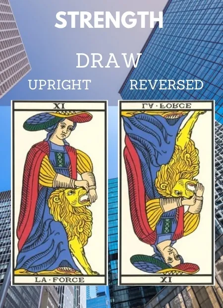 free tarot the strength card from the tarot de marseille Work