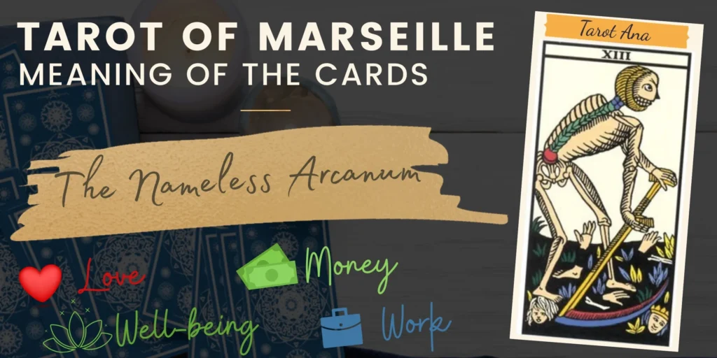 free tarot the nameless arcana card from the tarot de marseille rectangle