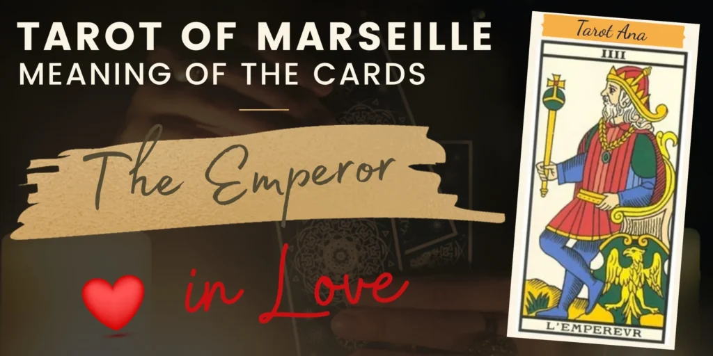 free tarot the emperor card from the tarot de marseille rectangle
