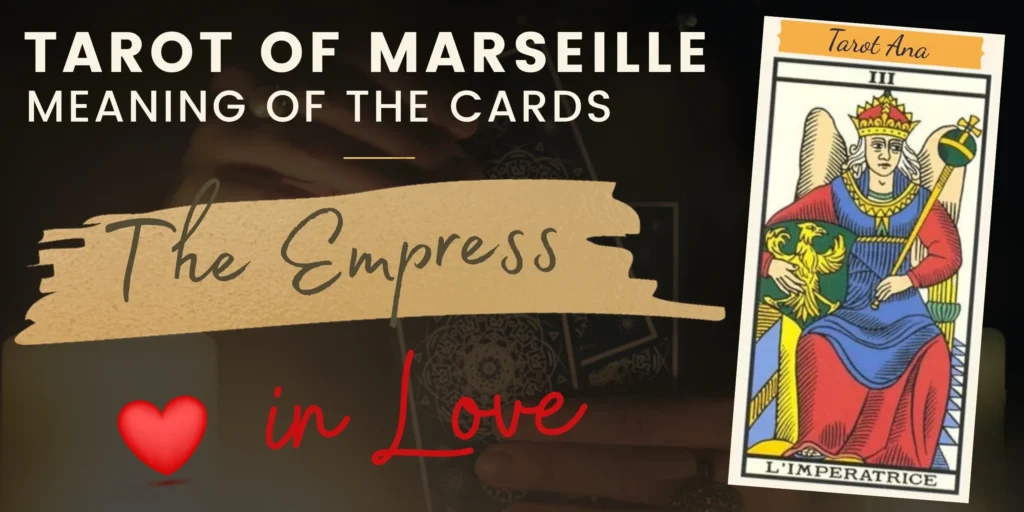 free tarot the empress card from the tarot de marseille rectangle