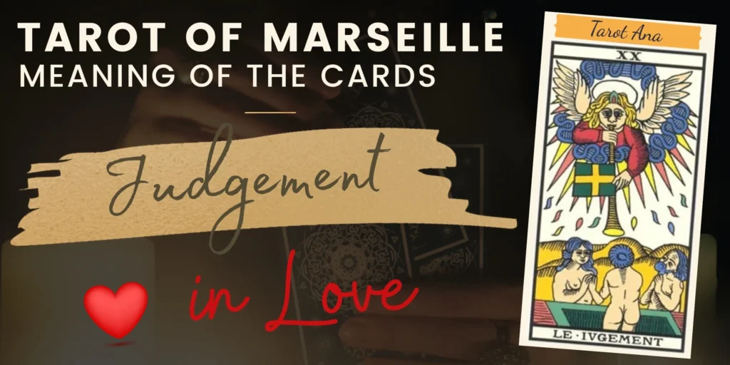 free tarot the judgement card from the tarot de marseille rectangle