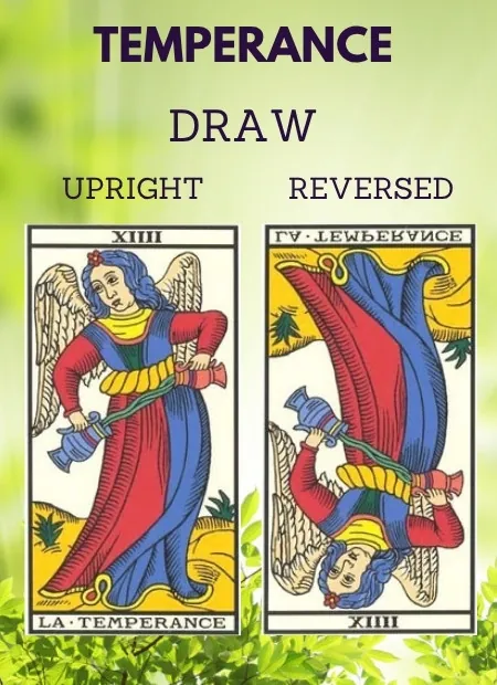 free tarot the temperance card from the tarot de marseille Health