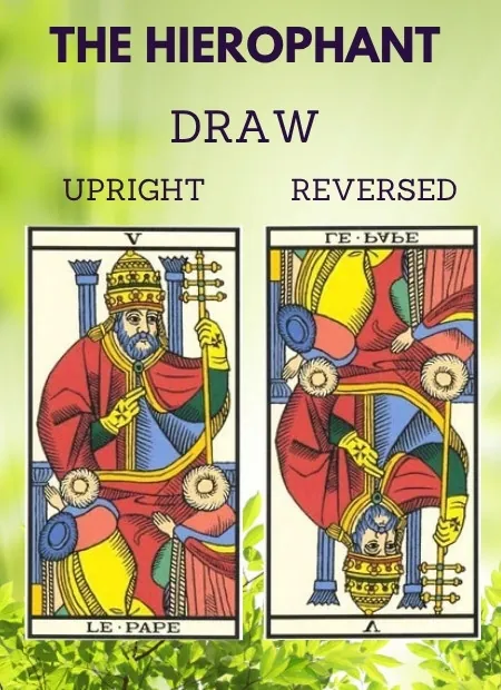 free tarot the hierophant card from the tarot de marseille Health
