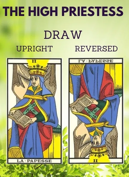 free tarot the high priestess card from the tarot de marseille Health