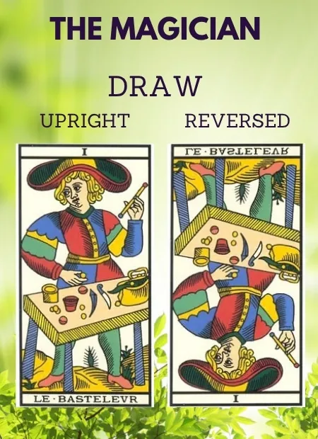 free tarot the magician card from the tarot de marseille Health