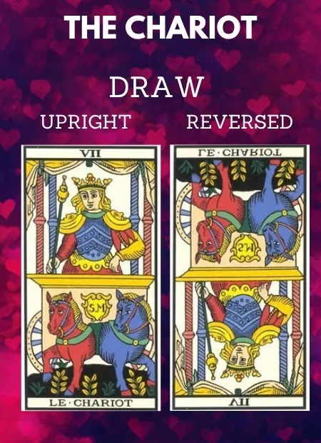 free tarot the chariot card from the tarot de marseille Love