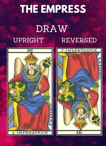 free tarot the empress card from the tarot de marseille Love