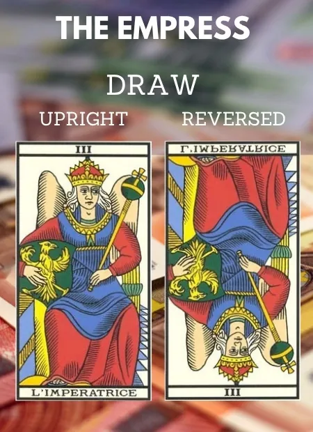 free tarot the empress card from the tarot de marseille Money