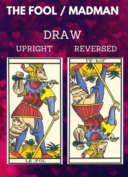 love tarot spread the fool upright reversed