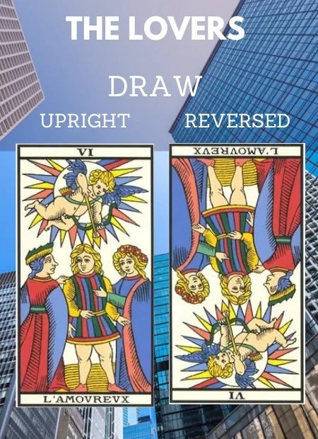 free tarot the lovers card from the tarot de marseille Work