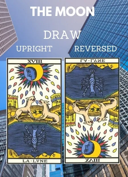 free tarot the moon card from the tarot de marseille Work