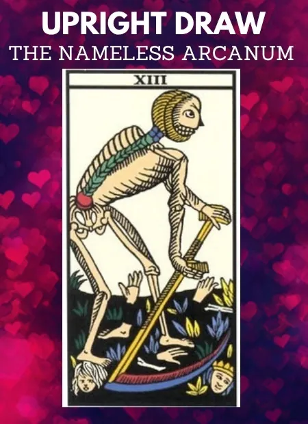 free tarot the nameless arcana card from the tarot de marseille upright