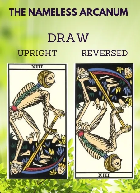 free tarot the nameless arcana card from the tarot de marseille health and wellbeing
