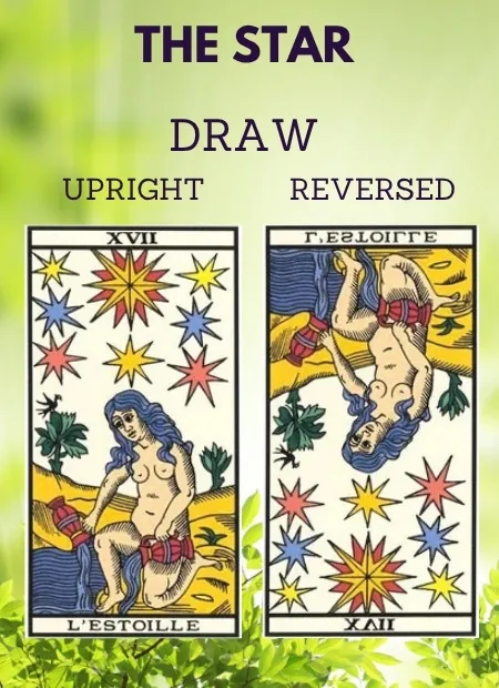 free tarot the star card from the tarot de marseille Health and wellbeing