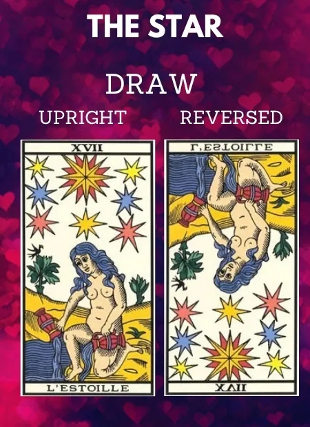 free tarot the star card from the tarot de marseille Love
