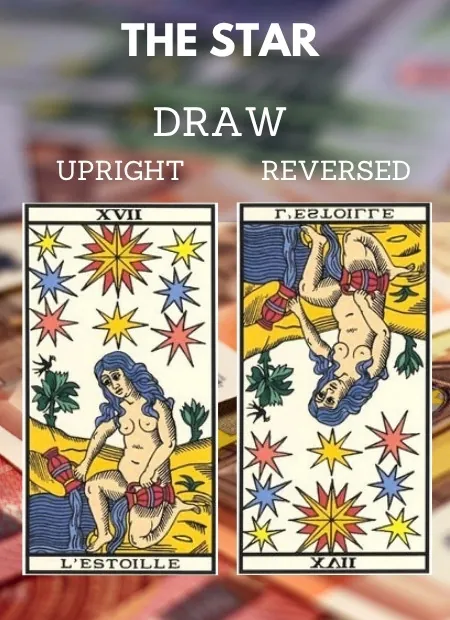 free tarot the star card from the tarot de marseille Money