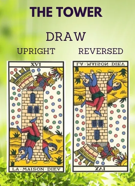 free tarot the tower card from the tarot de marseille Health