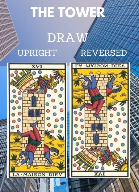 free tarot the tower card from the tarot de marseille Work